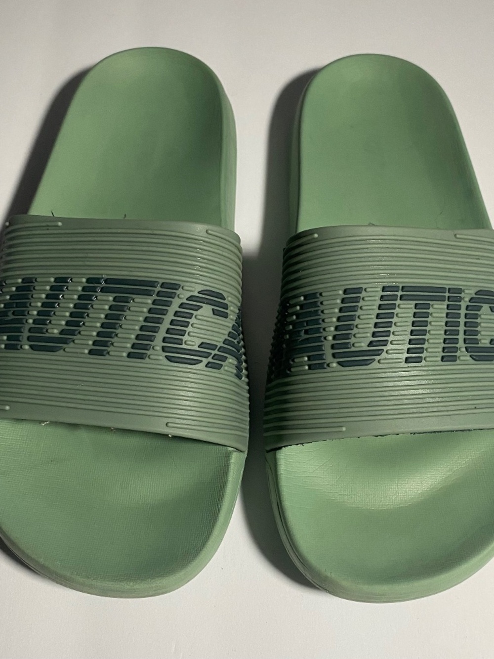 Nautica Slide Sandals Sage Green Size 8 Casual Pool Beach Slip-On Unisex